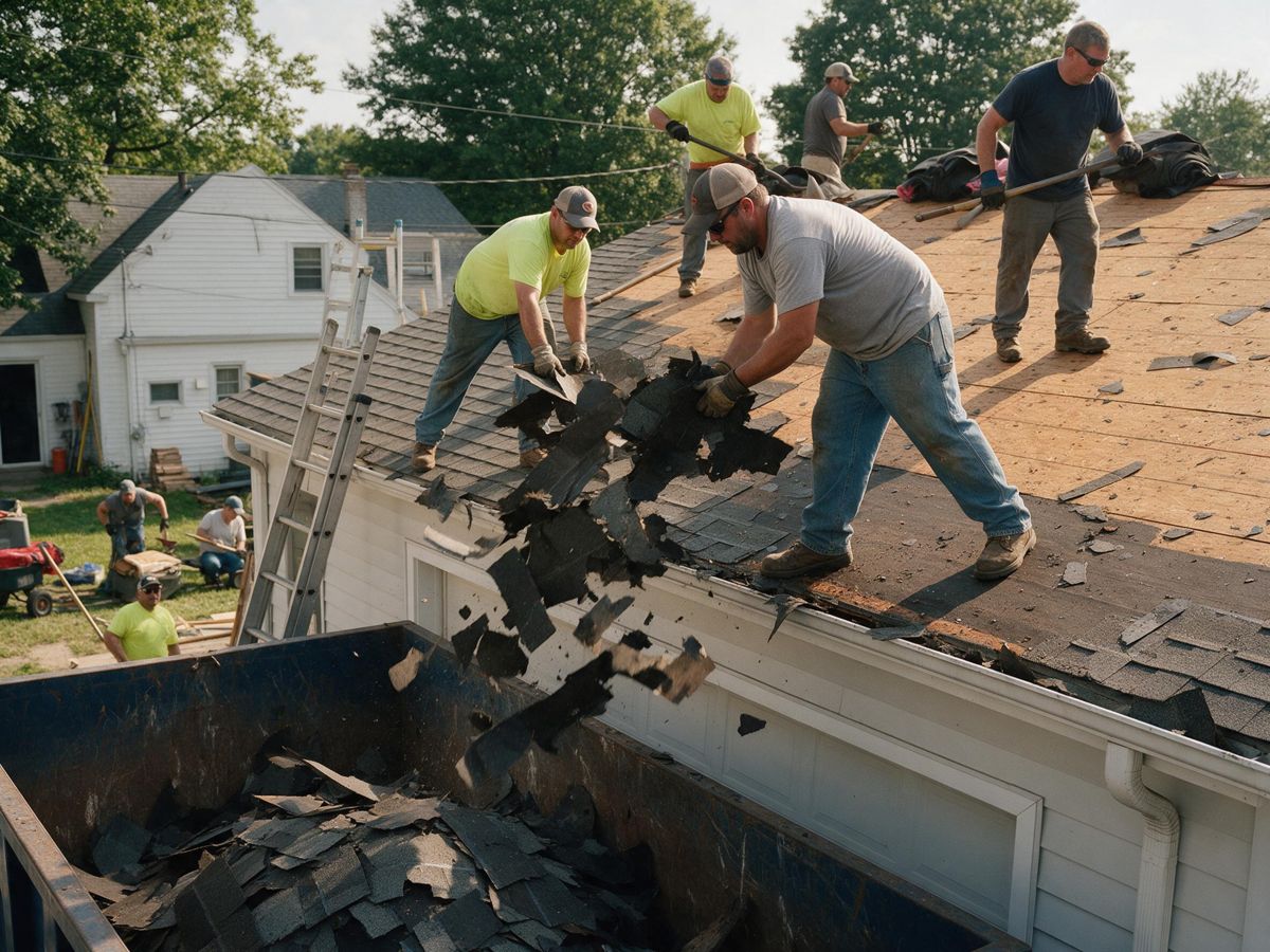 roofing project in Overland Park, KS